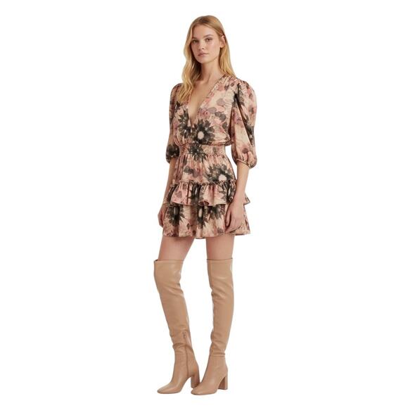 Misa Los Angeles Dresses & Skirts - Womens Size XS MISA Los Angeles Lilah Dress Pink Green Spring